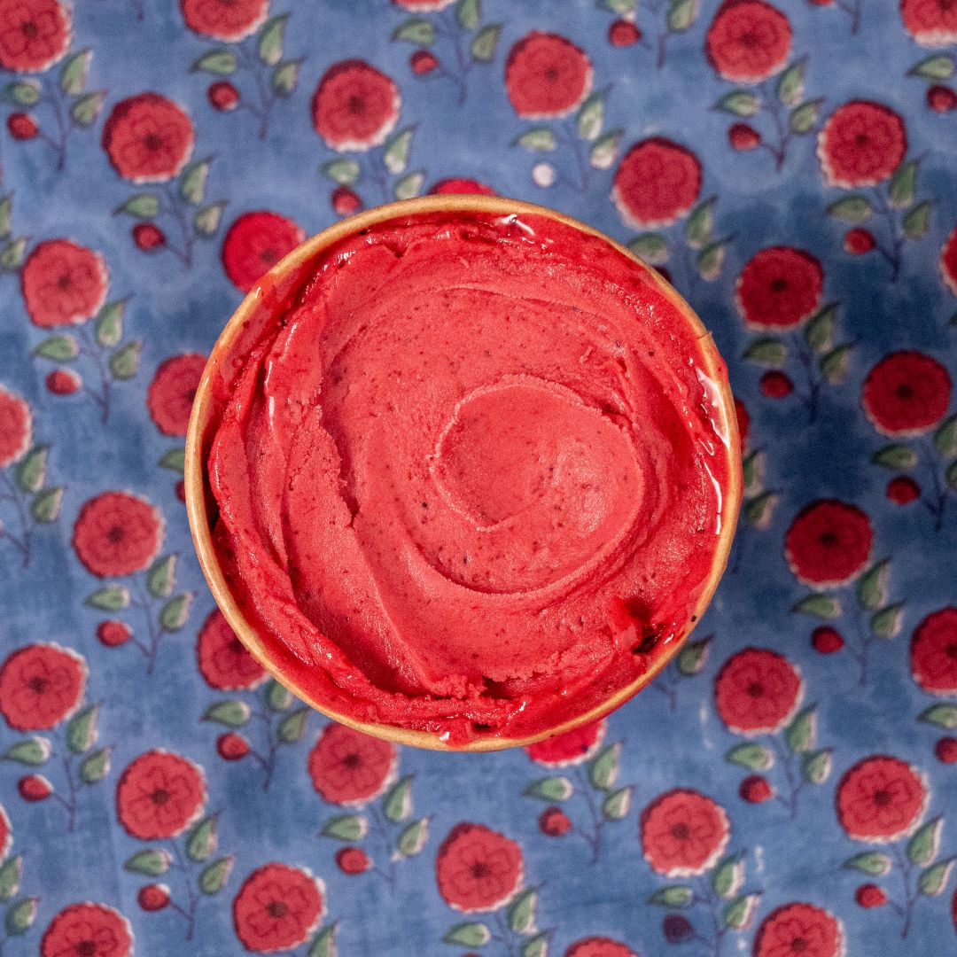 Berry Hibiscus Sorbet (Dairy-Free)