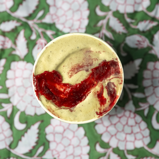 Pistachio Raspberry